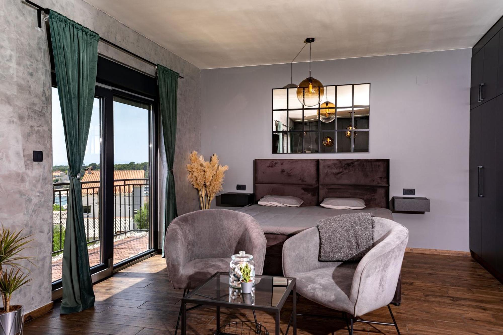 Modern Studio With A Beautiful View Rab Town Bagian luar foto